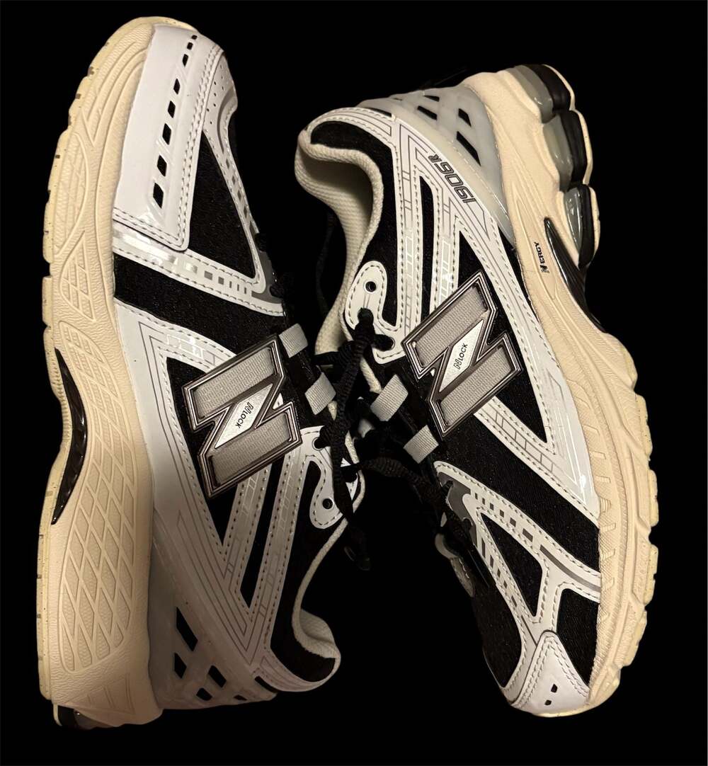 New Balance Grade School 1906R White Black Running Shoes
